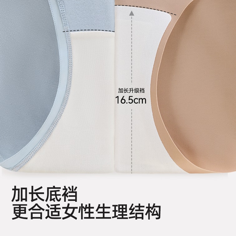 Women's Seamless Invisible Panties Black Free Size 5