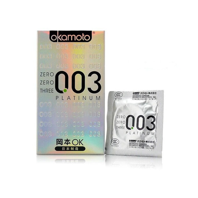 003 Condoms #Platinum 12pcs