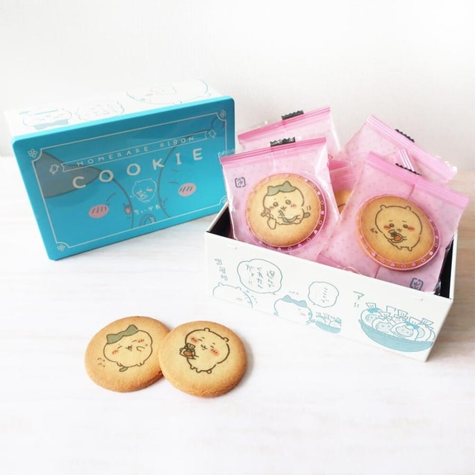 Chiikawa Praise Ribbon Cookies Tin 10-Pack
