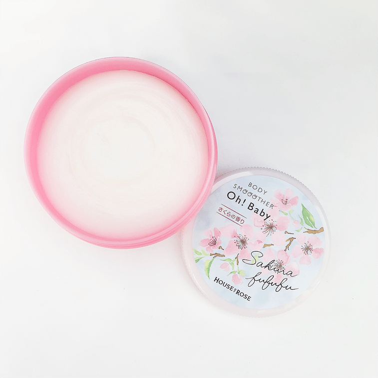 日本HOUSE OF ROSE玫瑰屋 OH!BABY 身体去角质磨砂膏 樱花香味 350g【樱花限定】 5