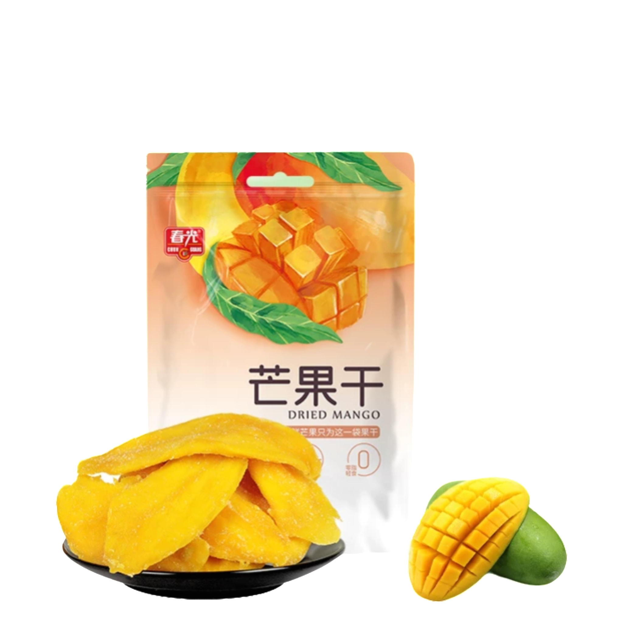 春光 海南特產果乾原果厚切果脯蜜餞芒果零食點心80g*1袋