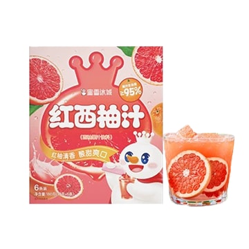 Red grapefruit juice 30g*6 pieces [Refreshing and relieving greasiness]