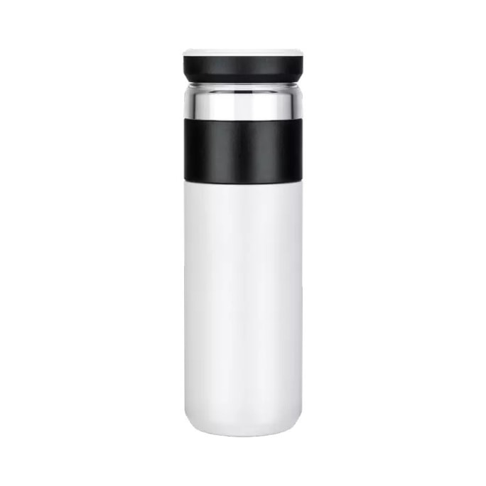 Tea separation thermos cup classic (white) 520ml