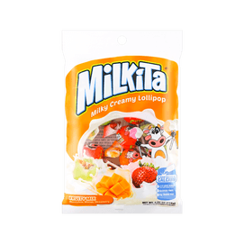 MILKITA 奶香棒棒糖 混合水果味 115g