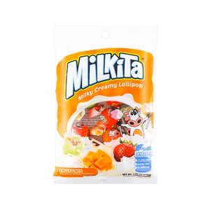 MILKITA 奶香棒棒糖 混合水果味 115g