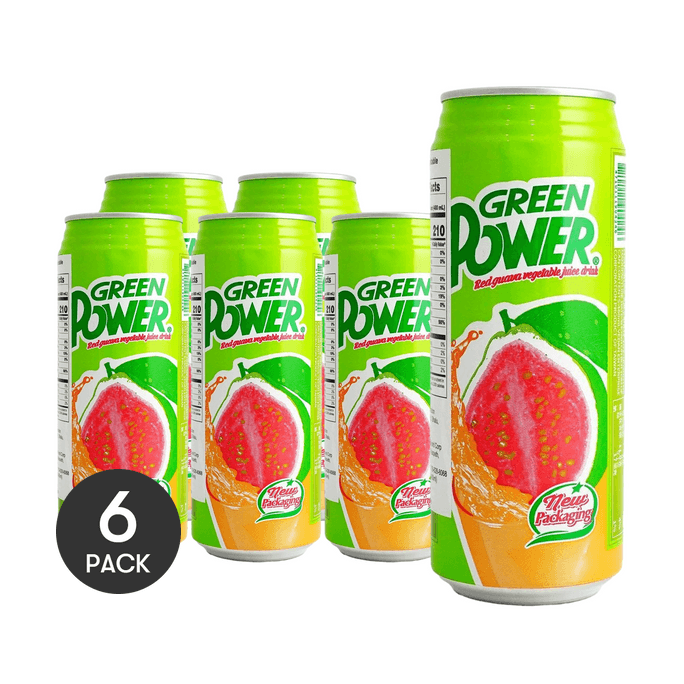 台灣綠力 紅番石榴果蔬汁 480ml *6【6份超值裝】【小紅書同款】【超好喝!!】