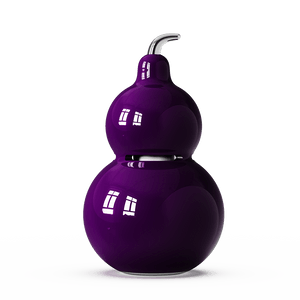 Solo Series Joint-Design Scented Gourd Ornament  Fragrance Gift. 9-Step Disappearing Fire Purple  Earth.1 Piece.