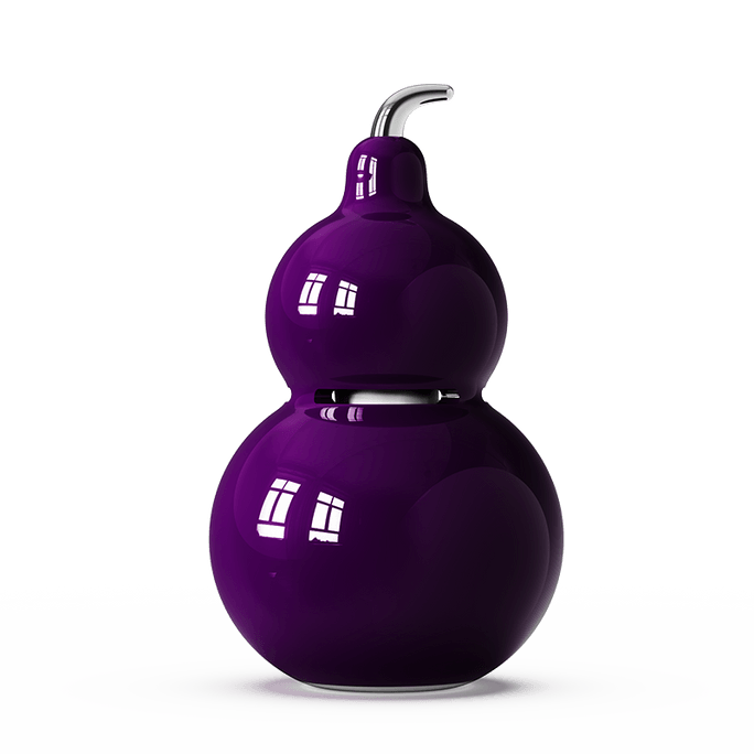 Solo Series Joint-Design Scented Gourd Ornament  Fragrance Gift. 9-Step Disappearing Fire Purple  Earth.1 Piece.