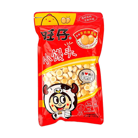旺旺 旺仔小馒头 特浓牛奶味 192g【全新升级无抗鲜鸡蛋制作】