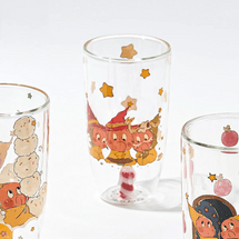 Twinkle Twinkle Double-walled Glass Cup Wish-themed Heat Insulated 260ml