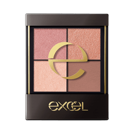 【日本直邮】 日本 EXCEL 四色眼影盘CX08 珊瑚玫瑰 3.5g