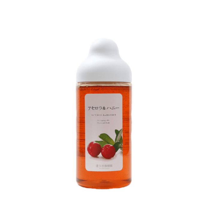 【日本直邮】杉养蜂园水果蜂蜜柚子果汁蜜富含VC 樱桃味500g