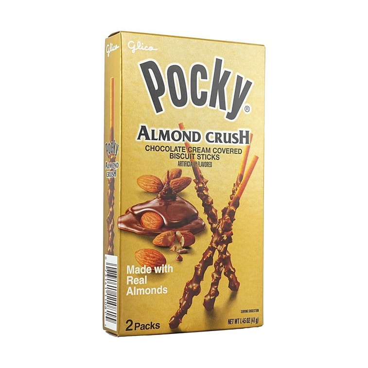 Pocky Almond Crush Chocolate Cream Covered Biscuits Sticks, 1.45 oz 3