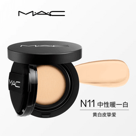 【中国直邮】 加拿大 魅可 MAC 全新24H卷王气垫粉底液 定妆二合一 遮瑕持久服帖  #N11 12g