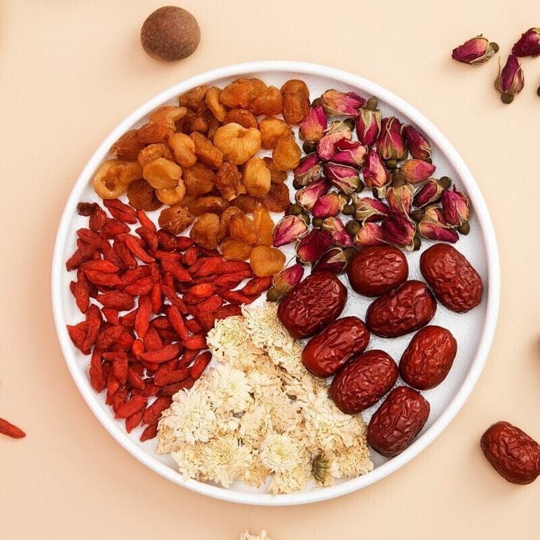 베이징 통런탕 신제품: 용안, 대추, 장미차, 구기자 오보차 120g (8g*15개입) 3