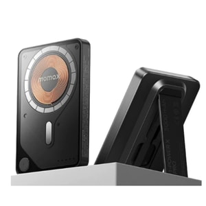 【홍콩 직배송】 모미스 맥세이프 보조배터리+거치대 현무암 블랙*1 10000mAh 기내 반입 가능