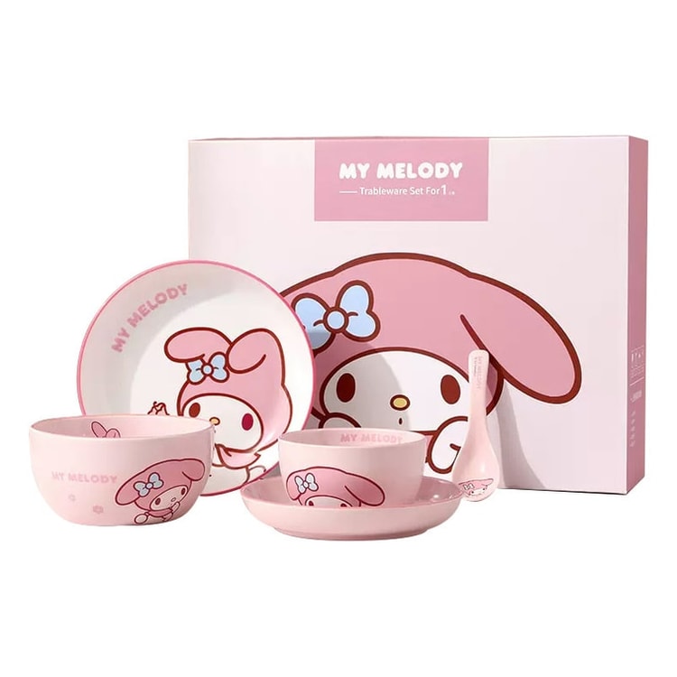 Rady x My Melody 食器セット Sanrio Dinnerware Set - Home Serving Plates - Cute Ceramic Set