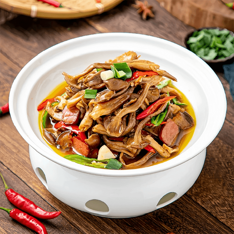  七品燕 有機鹿茸菇 乾菇特級 脆脆菇 福建特產煲湯食材130g*1袋 4