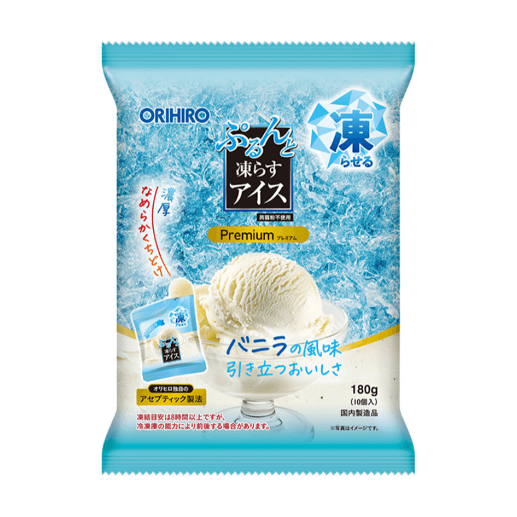 日本直送】日本 ORIHIRO 凍らせて食べる バニラミルクアイス味