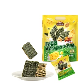 三只松鼠 高蛋白奶酪海苔夹心脆即食80g*1袋