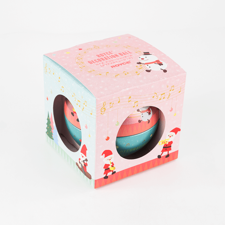 【クリスマス限定品】クリスマスオーナメントアソートチョコレートギフトボックス - 5フレーバー9個入り 12