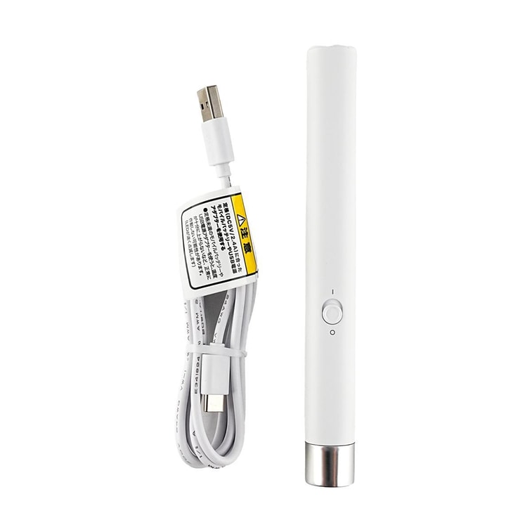 컴팩트 휴대용 USB 헤어 스타일링 스트레이트너 (화이트) 9