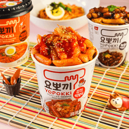 Korean Instant Tteokbokki Rice Cake Kimchi Flavor 115g