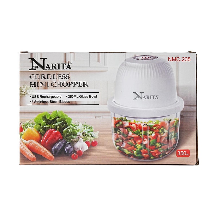 Mini Chopper Glass bowl and Steel Blades - 350ml  4