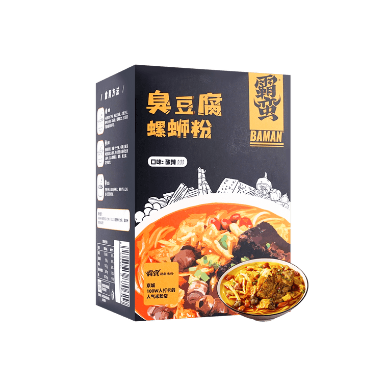 【獨家美味】霸蠻 臭豆腐螺螄粉 270g 4