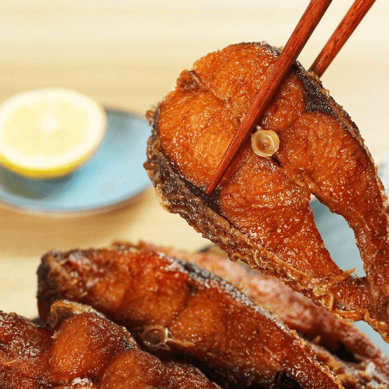 馋猪尼 风味熏鱼即食酥鱼真空熟食下酒菜鱼块200克*1包