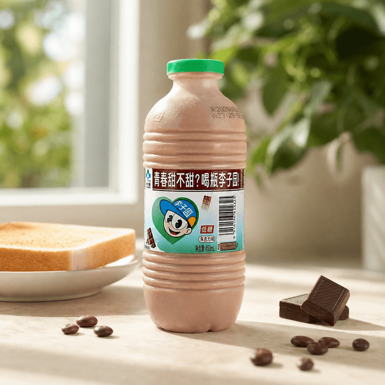 LIZIYUAN Chocolate Flavored Milk Drink 15.22 fl oz 【Silky