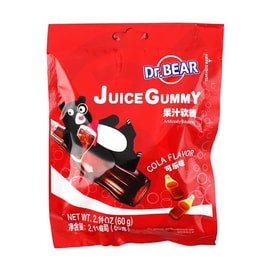 Dr.Bear Cola Flavor Juice Gummy, 2.11 oz