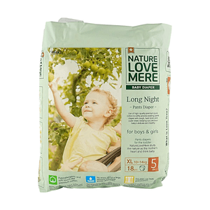 Long Night Pants Diaper, XL Size 22.05-30.86lb, 18 Pcs, Overnight Enhanced Absorption Lock【Night Sleep Protection】