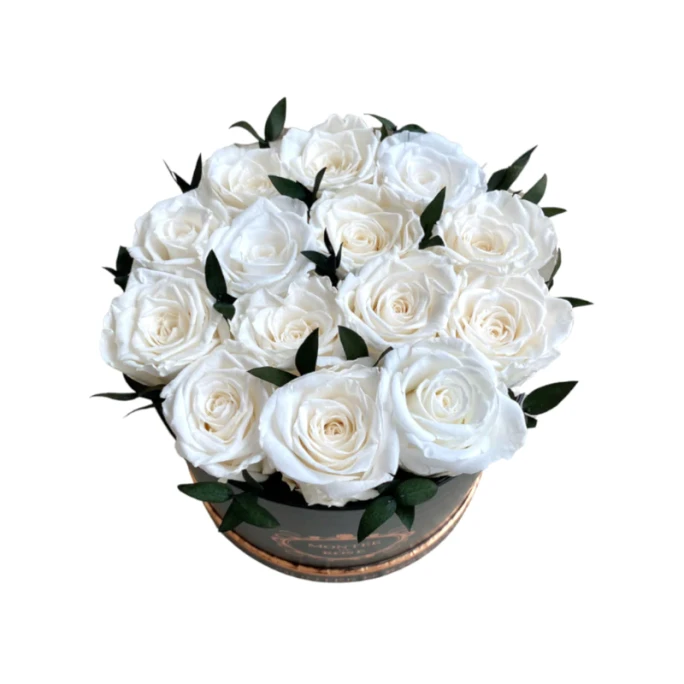 Forest Medium Black Everlasting Rose