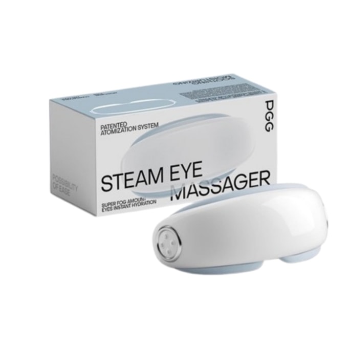 【中國直郵】 PGG 按摩儀眼部護眼潤眼緩解眼睛疲勞霧化熱敷蒸氣 E4Pro-墨灰色 1個裝