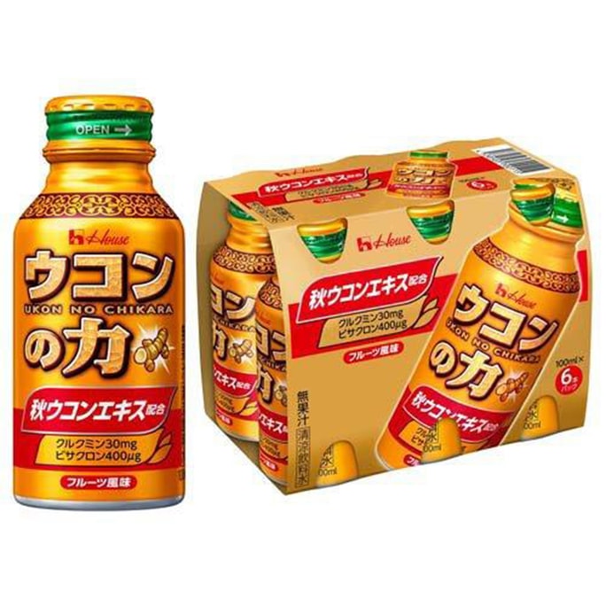 Power of Turmeric – Turmeric Drink 100ml × 6