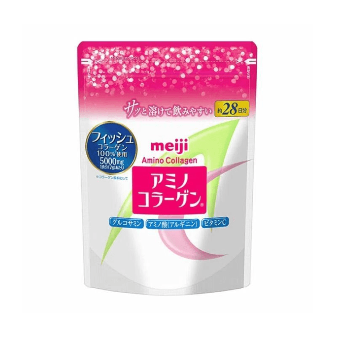 【日本直郵】明治 amino膠原蛋白粉 196g 約28日份量