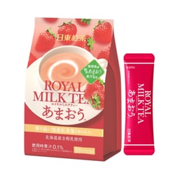 【日本直郵】日本日東紅茶 秋季限定發售 福岡縣產草莓奶茶 皇家奶茶 8袋裝