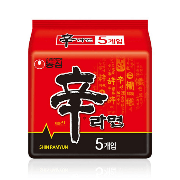 Shin Ramen Spicy120g x 5p