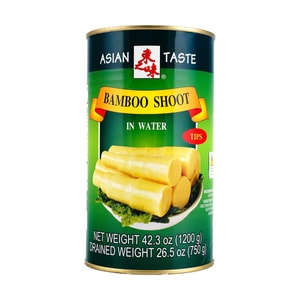 Bamboo Shoots In Water, Tips ,42.3 oz【 For Braised Dishes, Hot Pot, And Instant Meals】