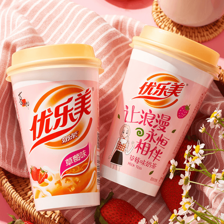 U.LOVEIT Milk Tea Strawberry 80g - Yamibuy.com