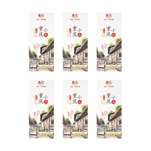 想念 重庆小面 2人份 312g *6盒【超值装】【香辣入魂 老重庆的味道】