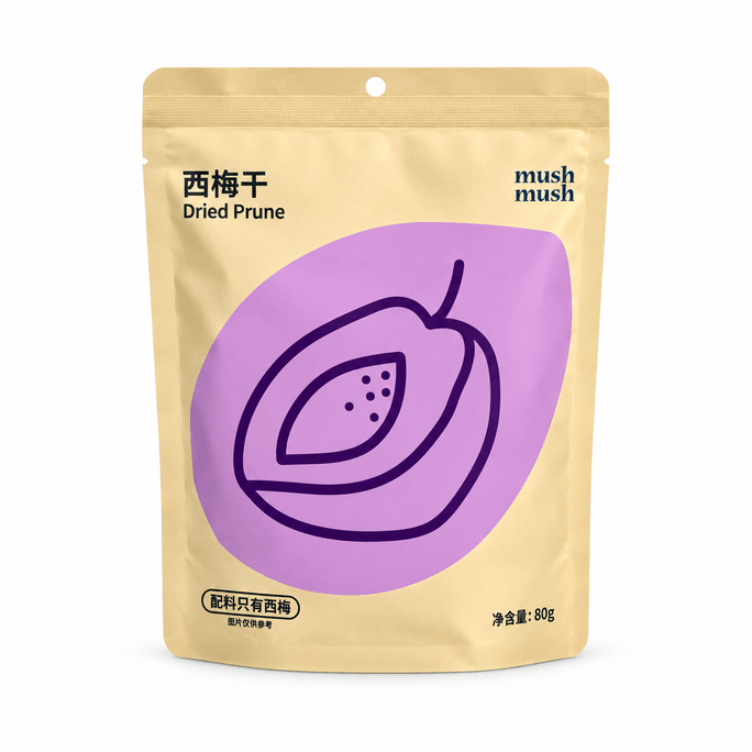 무설탕 건자두, 바로 먹을 수 있고 개별 포장되어 임산부와 어린이 간식으로 좋습니다. 80g * 1봉
