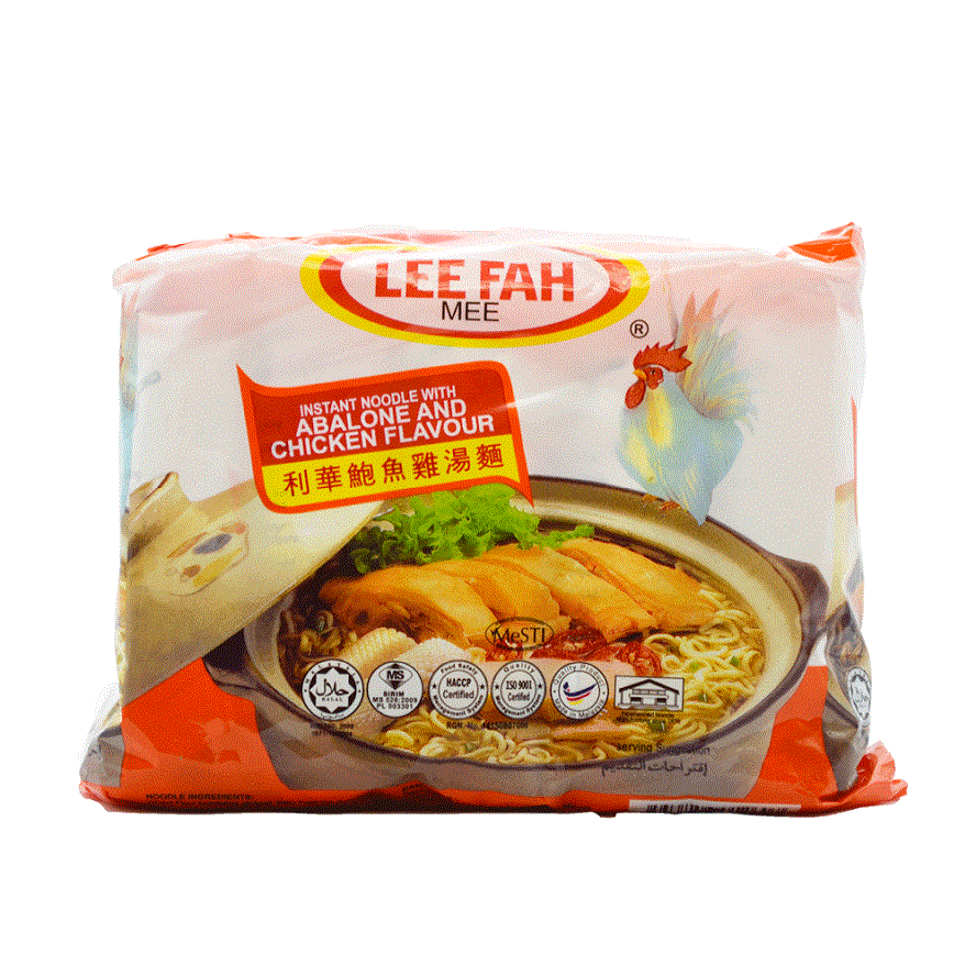商品详情 - 【马来西亚直邮】 马来西亚 MYOJO 明星 利华面 鲍鱼鸡汤味 70g x 5 - image  0