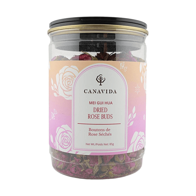 Boutons de rose séchés 3,0 oz 【Boutons de rose naturels】【Rafraîchissant et apaisant】
