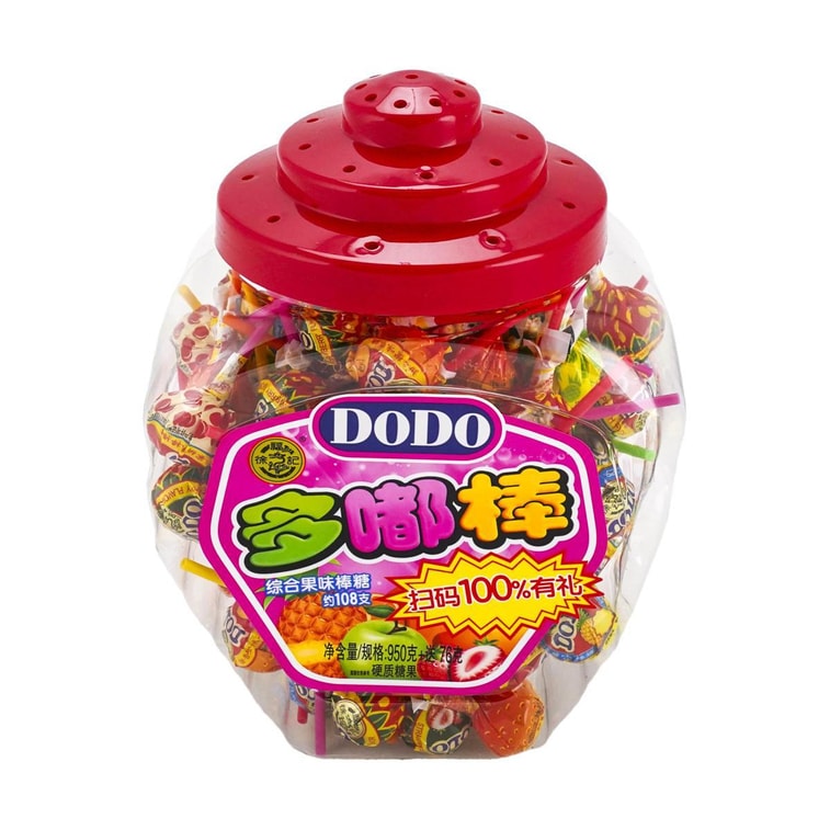 徐福記 多嘟棒 果味棒棒糖 約108支 1026g【童年懷舊】【口味經典】 5