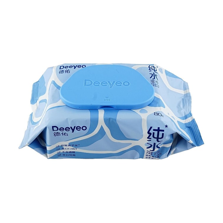 德佑 婴幼儿纯水清洁湿巾 湿纸巾 80片 3