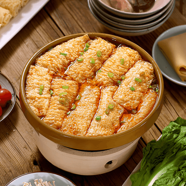 Ring Volume Fried Fresh Beancurd,4.58 oz