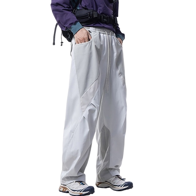 Outdoor Mountain American Style Waterproof Quick Dry Tear Resistant Casual Paratrooper Pants Paris Gray Size L 1 Piece