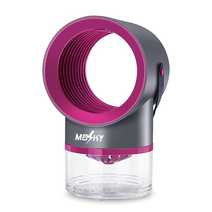 [蚊対策] MOSKY L280 USB 蚊キラーランプ 家庭用 屋内用 殺虫器 蚊よけ 防蚊アーティファクト ベビー昆虫キラーランプ (グレーパープル)